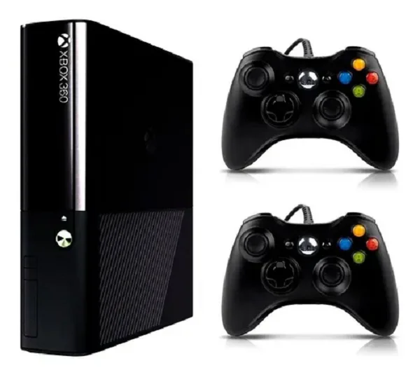 Console 360  4gb Standard Cor Matte Black + Kinect +  Jogo