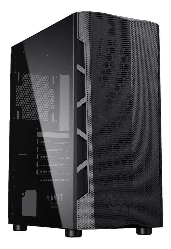 Gabinete Gamer Vidro Temperado Havit Cf928 Preto. Gabinete Gamer Vidro Temperado Havit Cf928 Preto.