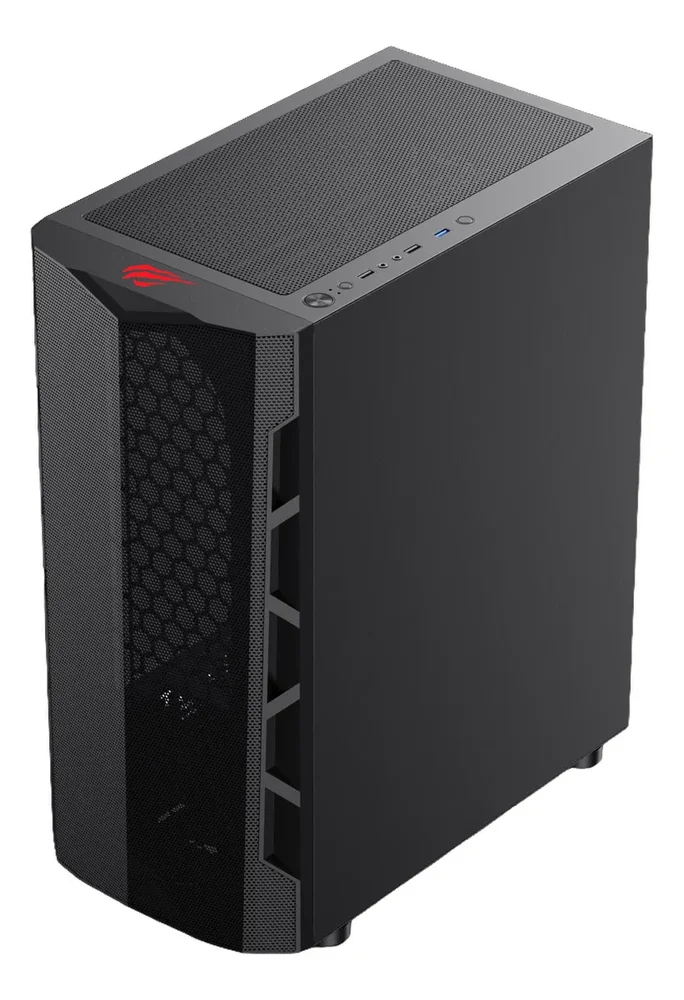 Gabinete Gamer Vidro Temperado Havit Cf928 Preto. Gabinete Gamer Vidro Temperado Havit Cf928 Preto.