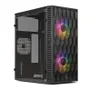 Gabinete Gamer Tgt Jester V2 2 Fans S/fonte Rainbow Mini-tower Preto - Tgt-jsrv2-bkgf02
