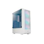 Gabinete Gamer Rise Mode Wave Mid Tower Vidro Temperado USB 3.0 C/ 3x Fans ARGB Branco - RM-WA-BW-ARGB