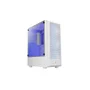Gabinete Gamer Rise Mode Wave Mid Tower Vidro Temperado USB 3.0 C/ 3x Fans ARGB Branco - RM-WA-BW-ARGB