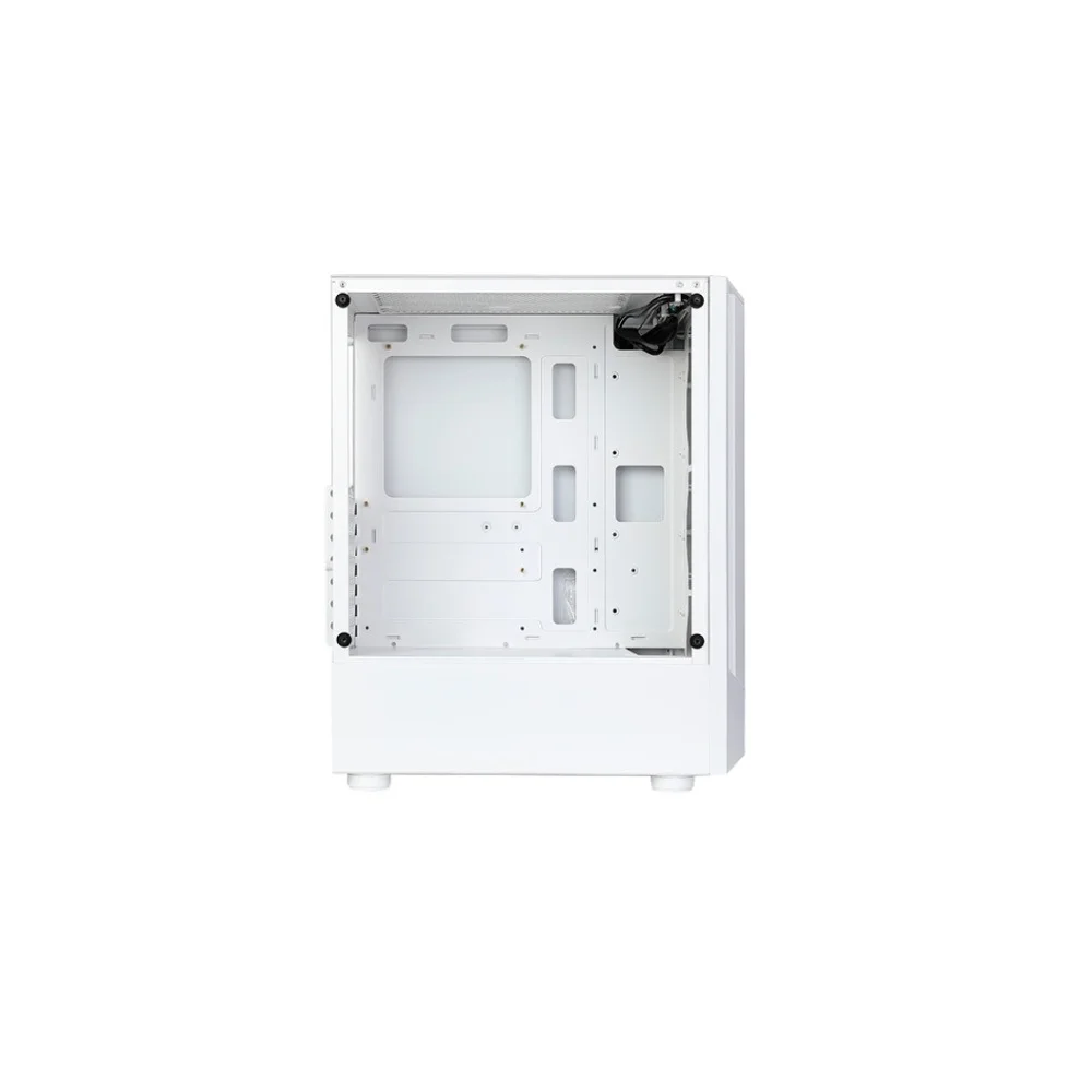 Gabinete Gamer Rise Mode Wave Mid Tower Vidro Temperado USB 3.0 C/ 3x Fans ARGB Branco - RM-WA-BW-ARGB