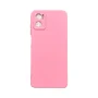 Capa Moto E22 Silicone Aveludada Protege Câmera Colorida Capinha Anti Impacto Moto E22:rosa Bebê