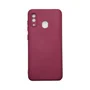 Capa Samsung A20 / A30 Silicone Aveludada Protege Câmera Colorida Capinha Anti Impacto A20 / A30:vinho