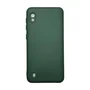 Capa Samsung A10 (normal) Silicone Aveludada Protege Câmera Colorida Capinha Anti Impacto A10:verde Escuro
