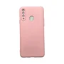 Capa Samsung A20s Silicone Aveludada Protege Câmera Colorida Capinha Anti Impacto A20s:rosa 01