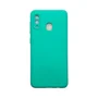 Capa Samsung A20 / A30 Silicone Aveludada Protege Câmera Colorida Capinha Anti Impacto A20 / A30:verde Água