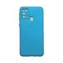 Capa Samsung M31 / M21s  Silicone Aveludada Protege Câmera Colorida Capinha Anti Impacto M31:azul Céu