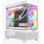 Gabinete Gamer Micro Atx Sem Fan Sem Fonte Round5 Draven White R5-draven-w-2182