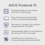 Notebook Asus Vivobook 15 X1504va Intel Core i5 1334u 8GB Ram 512gb SSD WINDOWS 11 Home Intel Iris Xe Tela 15,6" LED Fhd Blue - Nj3957w