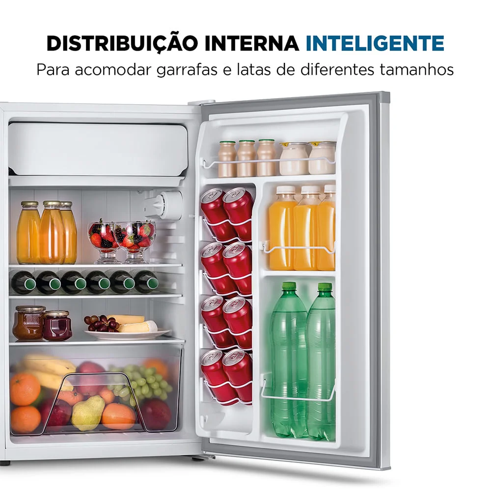 Frigobar Mondial 120l Porta Reversível Branco Fgb-01-w120 Frigobar 120l -  Fgb-01-w1200 - 220v/60hz