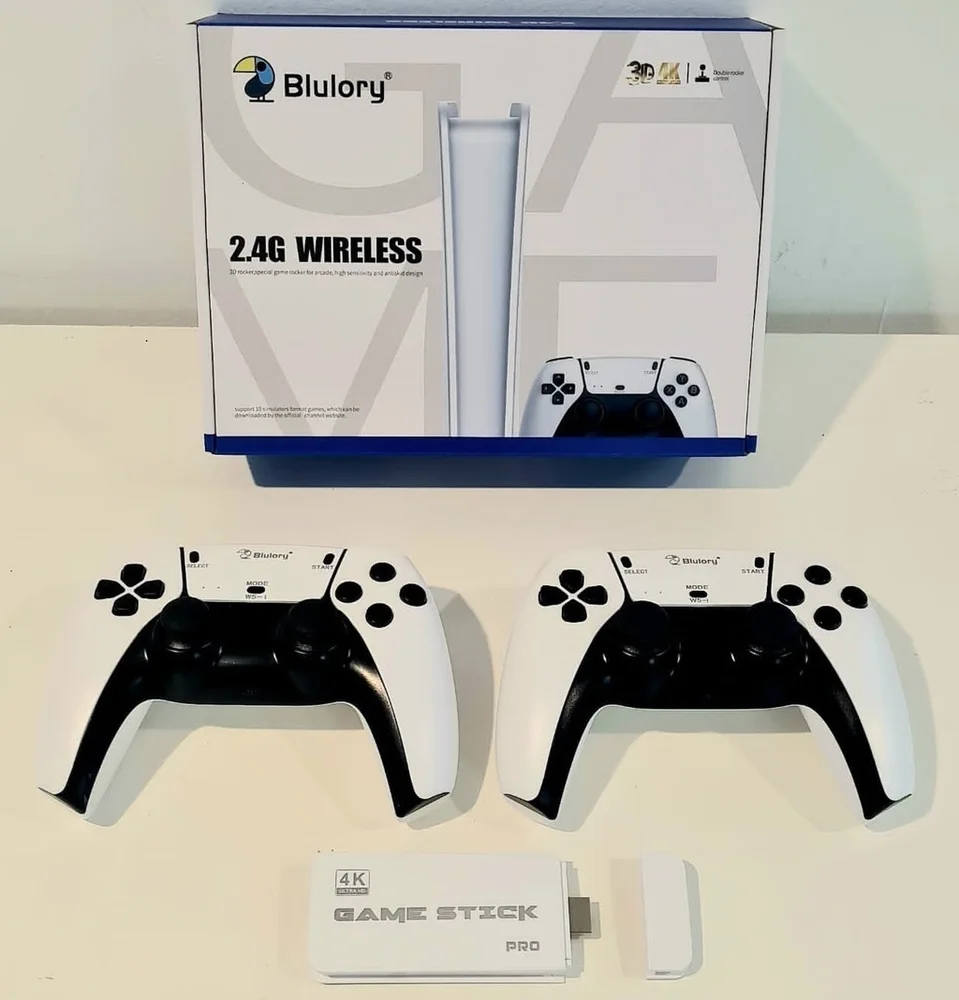 Vídeo Gamer Console Blulory Stick M15 Pro 4k 3d 64gb +20mil Jogos R36s K5 X12