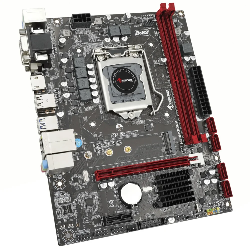 Placa Mãe 1151p Keepdata H310-kdgnv M.2 Ddr4 HDMI Vga Giga