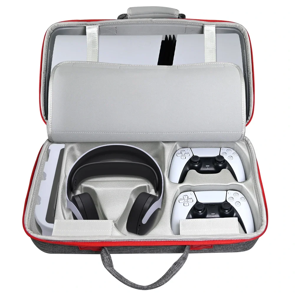 Bolsa Premium Mochila Transporte Para Ps5 Pro Bag Cinza Bolsa Premium Mochila Transporte Para Ps5 Pro Bag Cinza