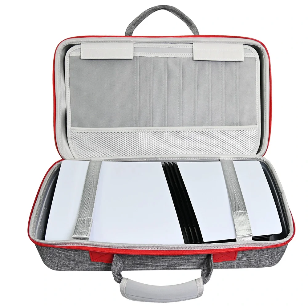 Bolsa Premium Mochila Transporte Para Ps5 Pro Bag Cinza Bolsa Premium Mochila Transporte Para Ps5 Pro Bag Cinza