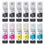 Kit Com 12 Refil De Tintas T544 Para Impressoras Epson.