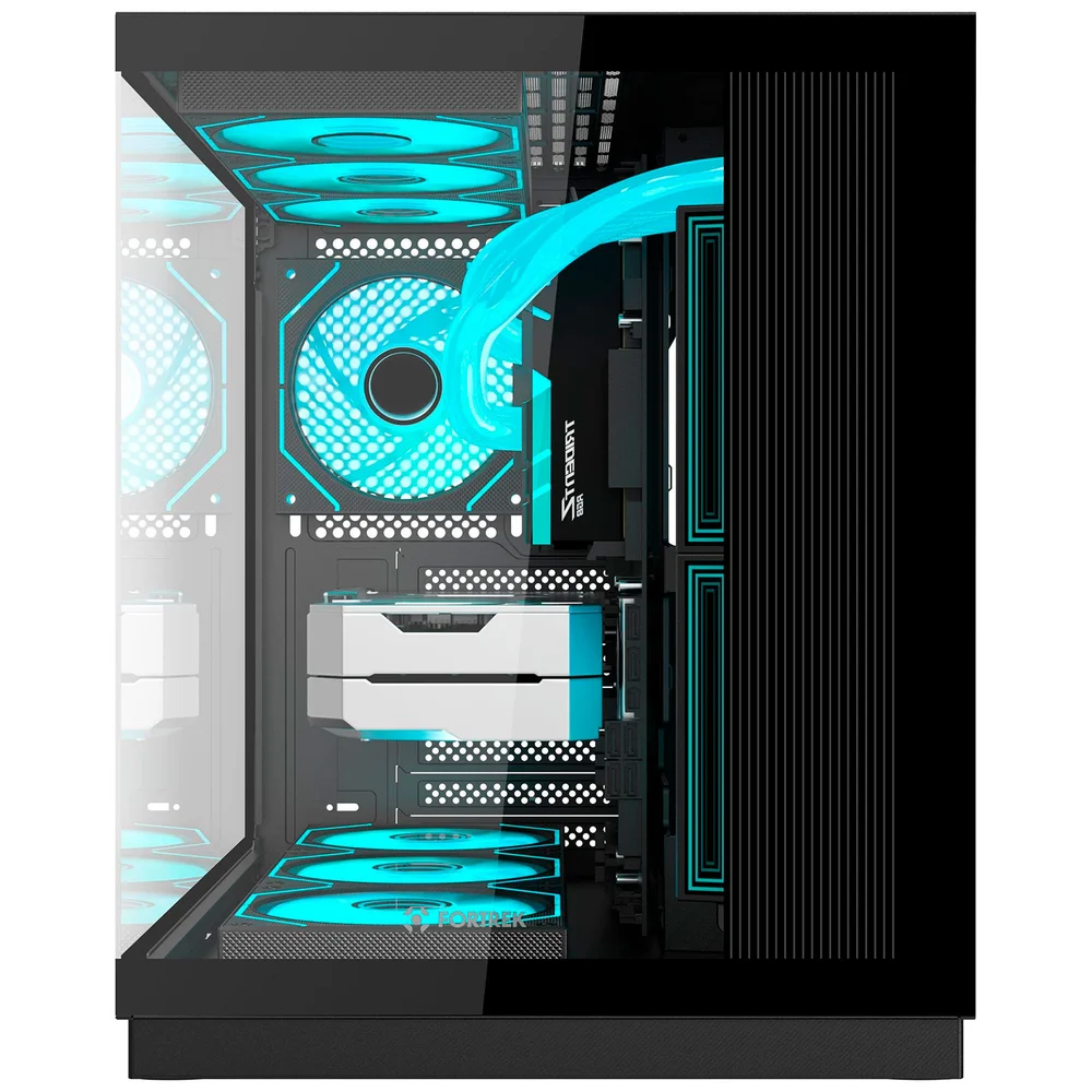 Gabinete Gamer Fortrek Clarity Max Preto Gabinete Gamer Fortrek Clarity Max Preto
