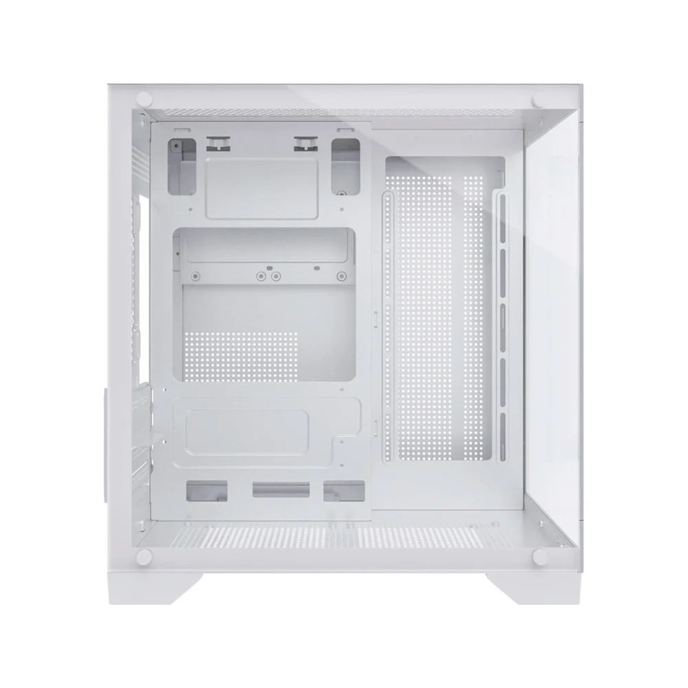 Gabinete Gamer Duex Aquário Dxss05w, Vidro Temperado, Sem Fans, Branco Gabinete Gamer Duex Aquário Dxss05w, Vidro Temperado, Sem Fans, Branco