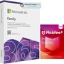Microsoft Office 365 Family Com Mcafee Premium Family - Midia Fisica