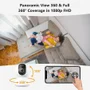 Câmera Xiaomi C300 2k Detecção Pessoas Visão Panorâmica Cor Branco