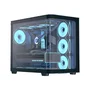 Gabinete Gamer Aerocool P500c, Mid-tower, Vidro Temp, 4 Fans, Black - P500c Pt (85133)