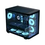 Gabinete Gamer Aerocool P500c, Mid-tower, Vidro Temp, 4 Fans, Black - P500c Pt (85133)