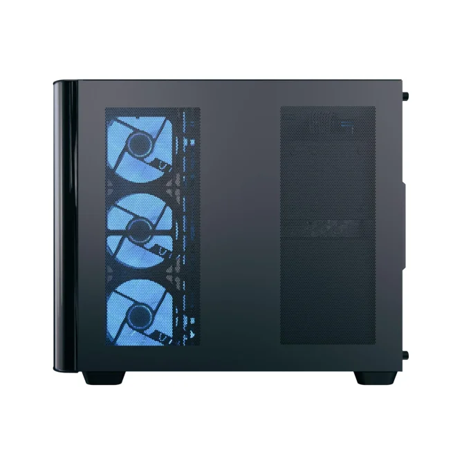 Gabinete Gamer Aerocool P500c, Mid-tower, Vidro Temp, 4 Fans, Black - P500c Pt (85133) Gabinete Gamer Aerocool P500c, Mid-tower, Vidro Temp, 4 Fans, Black - P500c Pt (85133)