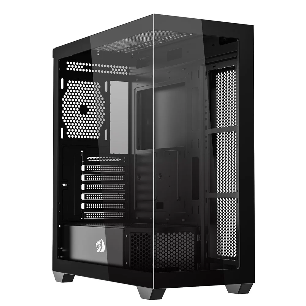 Gabinete Gamer Mid Tower Sem Fan Sem Fonte Ca-609b Deflect Preto Redragon Gabinete Gamer Mid Tower Sem Fan Sem Fonte Ca-609b Deflect Preto Redragon