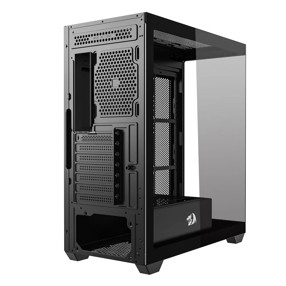 Gabinete Gamer Mid Tower Sem Fan Sem Fonte Ca-609b Deflect Preto Redragon Gabinete Gamer Mid Tower Sem Fan Sem Fonte Ca-609b Deflect Preto Redragon