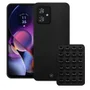 Kit Capa Silicon Veloz Para Motorola Moto G54  Ventosa Preta