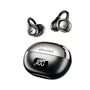 Fone de Ouvido Bluetooth Awei Tz50, Bluetooth 5.3, Clip de Orelha Esportivo, Ipx6, Bateria De Até 7h, Case Com Visor Digital, Preto