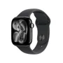 Apple Watch Series 11 Gps - Caixa Preta Brilhante De Alumínio – 42 Mm - Pulseira Esportiva Preta – M/g