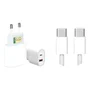 Carregador Branco 20w Bivolt Com Porta Dupla Usb-a E Usb-c
