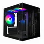 Gabinete Gamer Hayom Gb1787 Aquário 3 Fans S/fonte Micro-atx - Gb1787