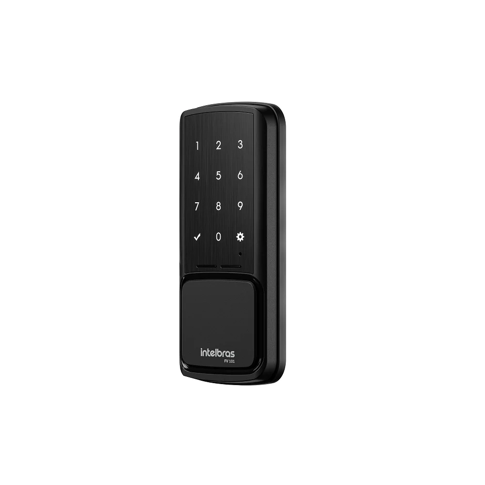 Fechadura Digital De Sobrepor Fv 101 Preta Intelbras
