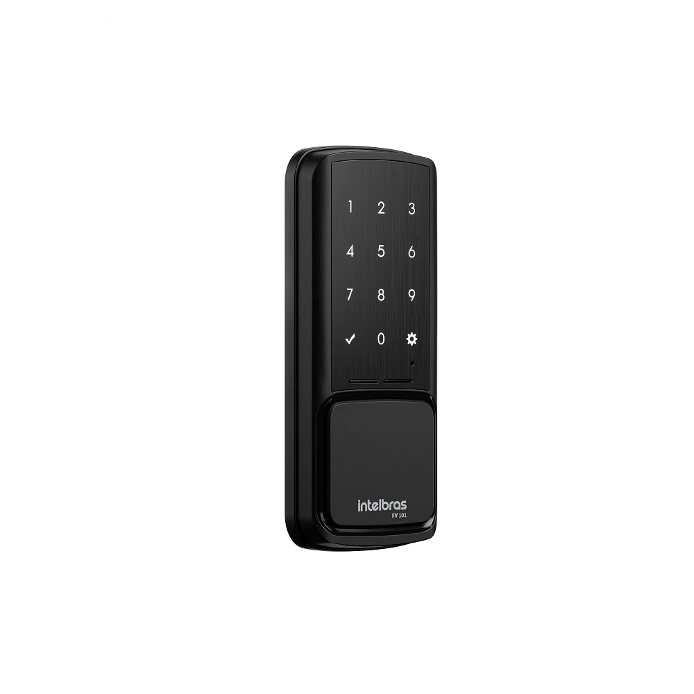 Fechadura Digital De Sobrepor Fv 101 Preta Intelbras