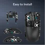 Adesivos Grip Tape Antider. P/ Mouse Attack Shark X11 Preto