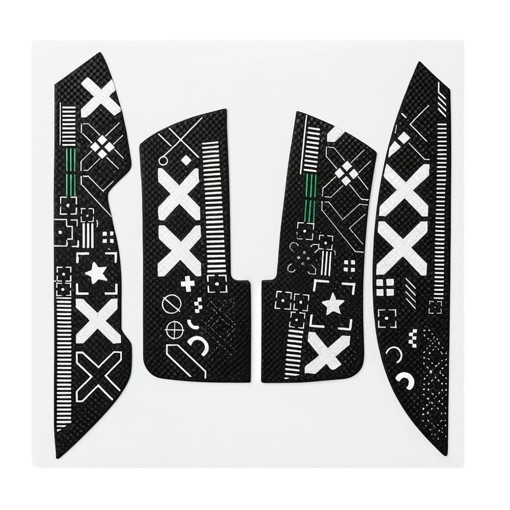 Adesivos Grip Tape Antider. P/ Mouse Attack Shark X11 Preto Adesivos Grip Tape Antider. P/ Mouse Attack Shark X11 Preto