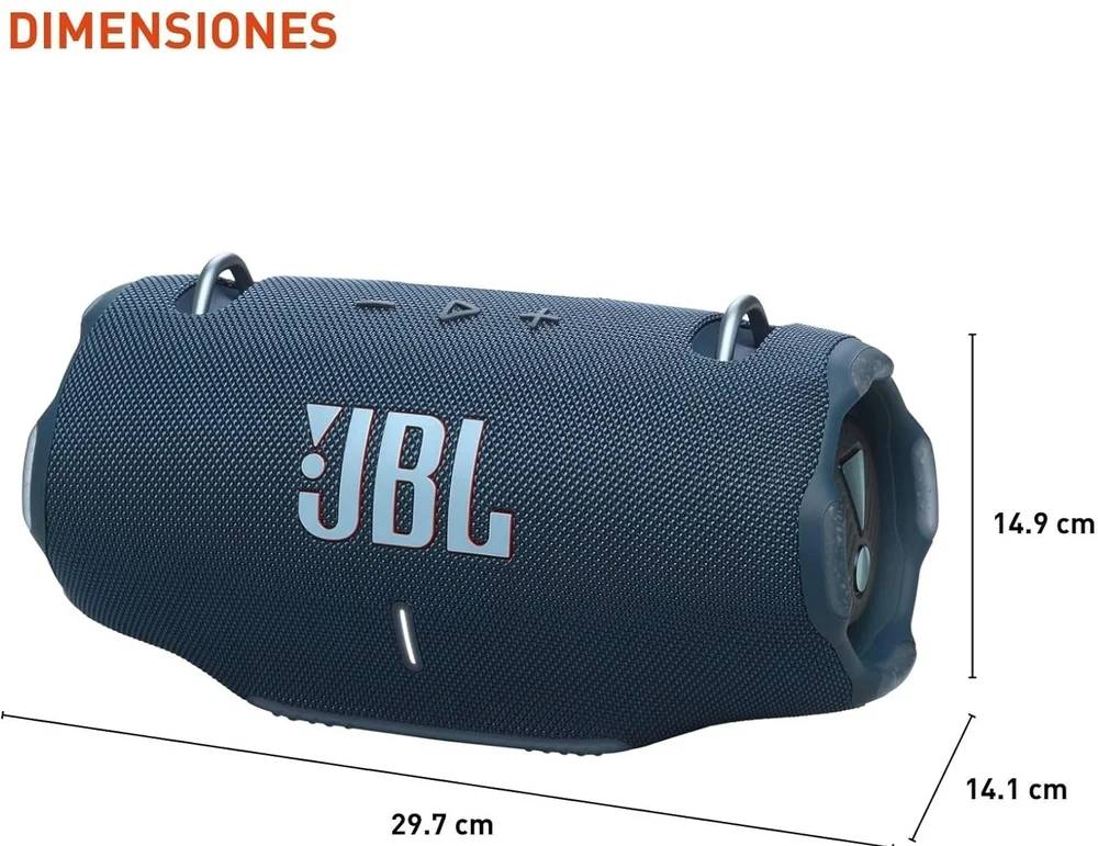 Speaker Jbl Xtreme 4 Con 100 Watts Rms Bluetooth - azul