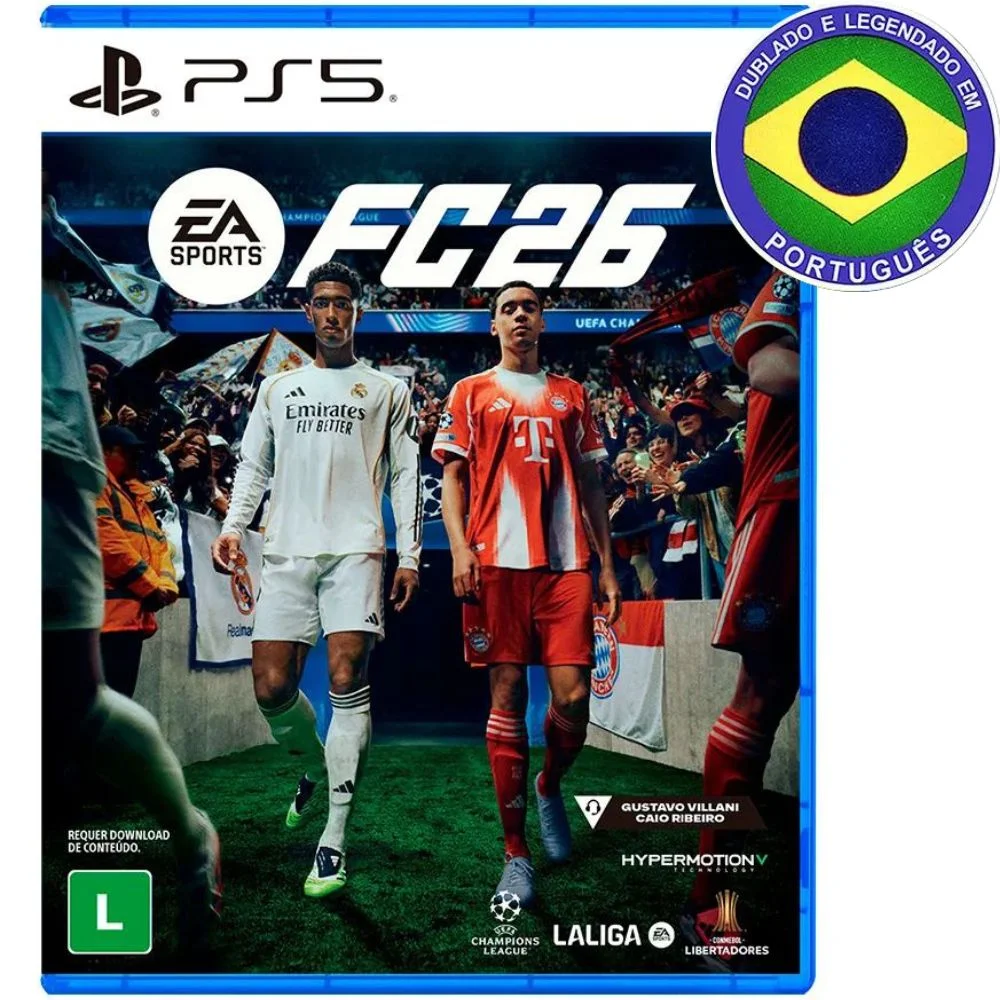 Fc 26 Ps5 Novo Fifa 26 Mídia Física Dublado Em Português Playstation 5 Fc 26 Ps5 Novo Fifa 26 Mídia Física Dublado Em Português Playstation 5