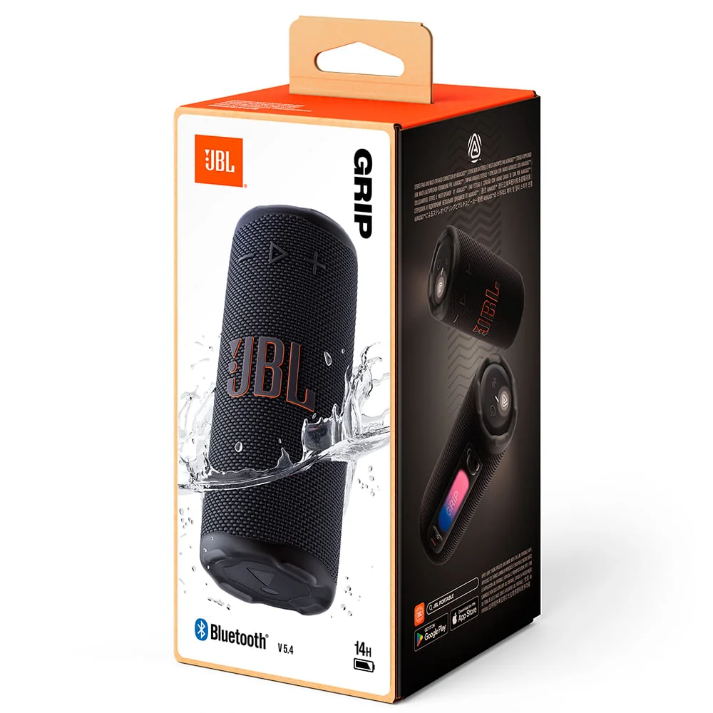Caixa De Som Bluetooth Jbl Grip Preta - Bivolt