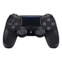 Controle Sem Fio Compatível Com Play4 Ps4 Playstation 4 / Slim / Pro / PC E Smart Tvs Samsung Cor Preto