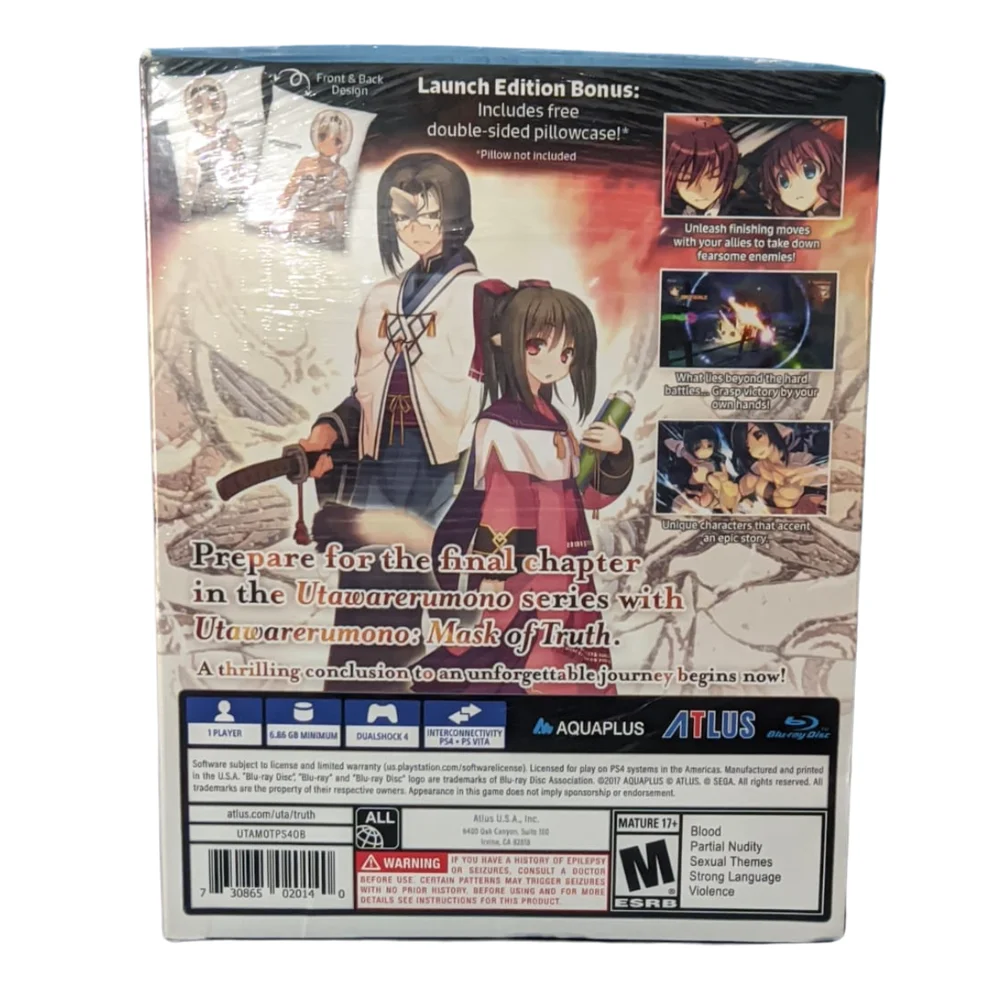 Jogo Utawarererumono Mask Of Truth Launch Edition Ps4