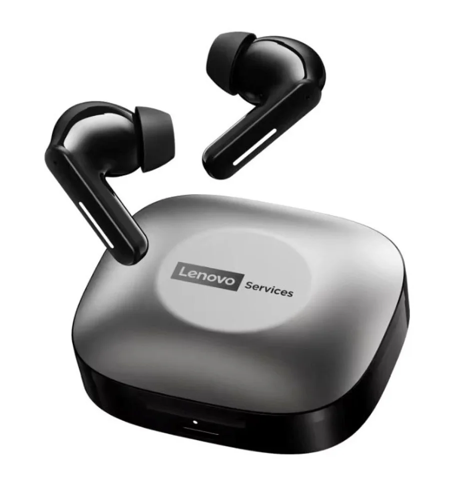 Fone Bluetooth Lenovo Le209 Sem Fio Preto Cinza