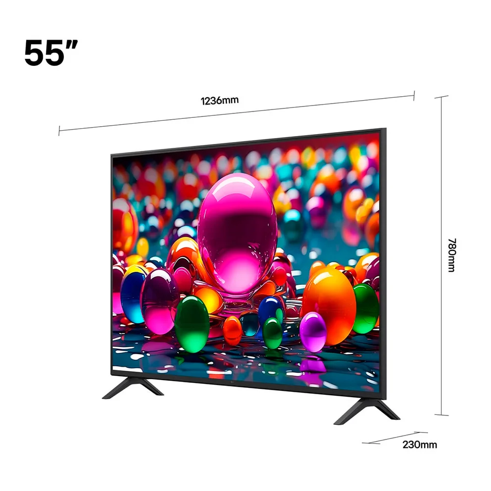 Smart Tv Lg 55'' 4k Webos 25 Ai Controle Smart Magic 55au801
