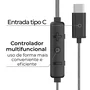 Fones Ouvido Usb-c Hp Dhh-1127 Preto Qualidade Som Superior