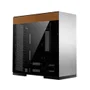 Gabinete Gamer Geometric Future Model 8 Cowboy Sem Fans Prata E Couro Genuíno