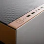 Gabinete Gamer Geometric Future Model 8 Cowboy Sem Fans Prata E Couro Genuíno