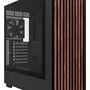 Gabinete Gamer Frontal De Madeira Com 4 Fans Bg-061 Preto